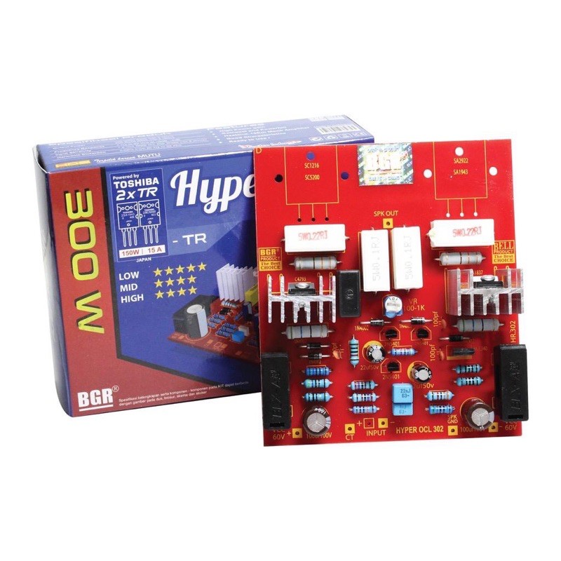 Hyper OCL 300W AMPLIFIER KIT WITHOUT TR 300W - TR POWER AMPLIFIER MONO