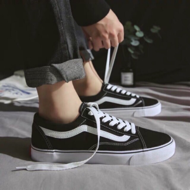 Vans old skool running hot sale shoes