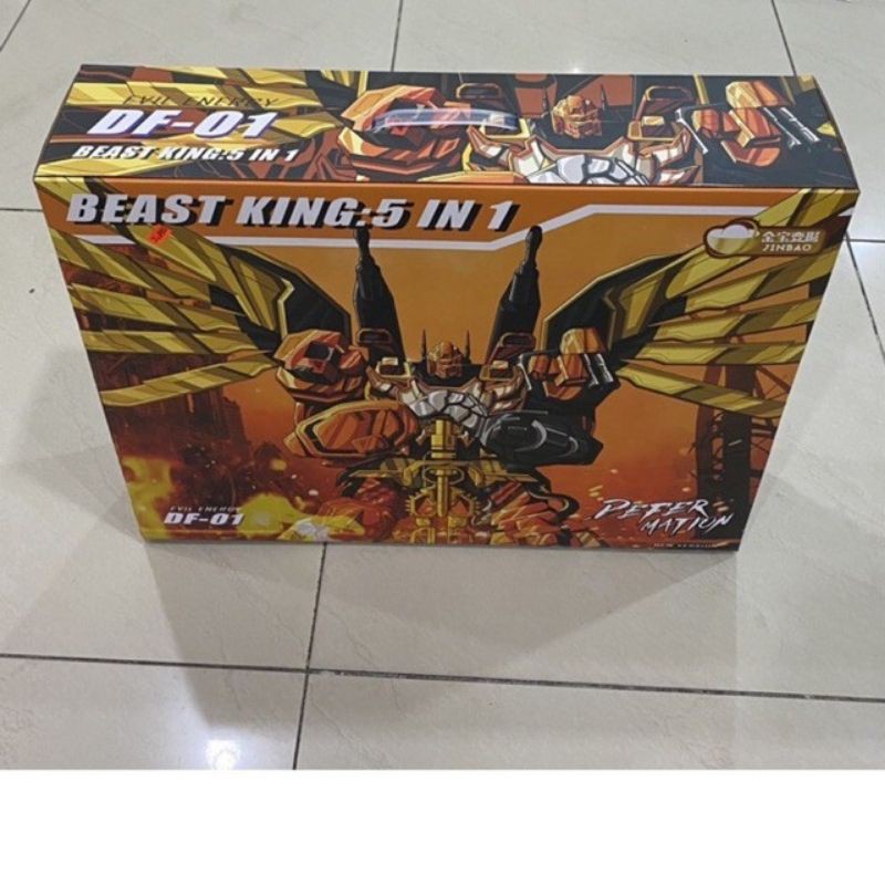 Jinbao Beast King Full set 5 in 1 Predaking Evil Energy DF-01