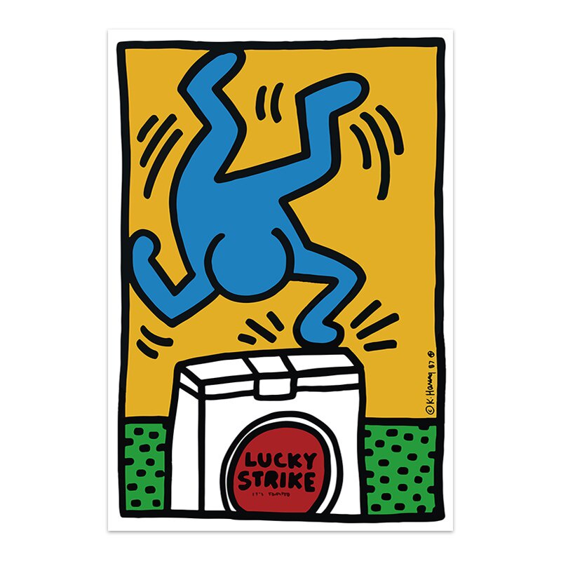 Keith Haring Abstract Wall Art Pictures Poster Pisa Print Vintage Pop ...