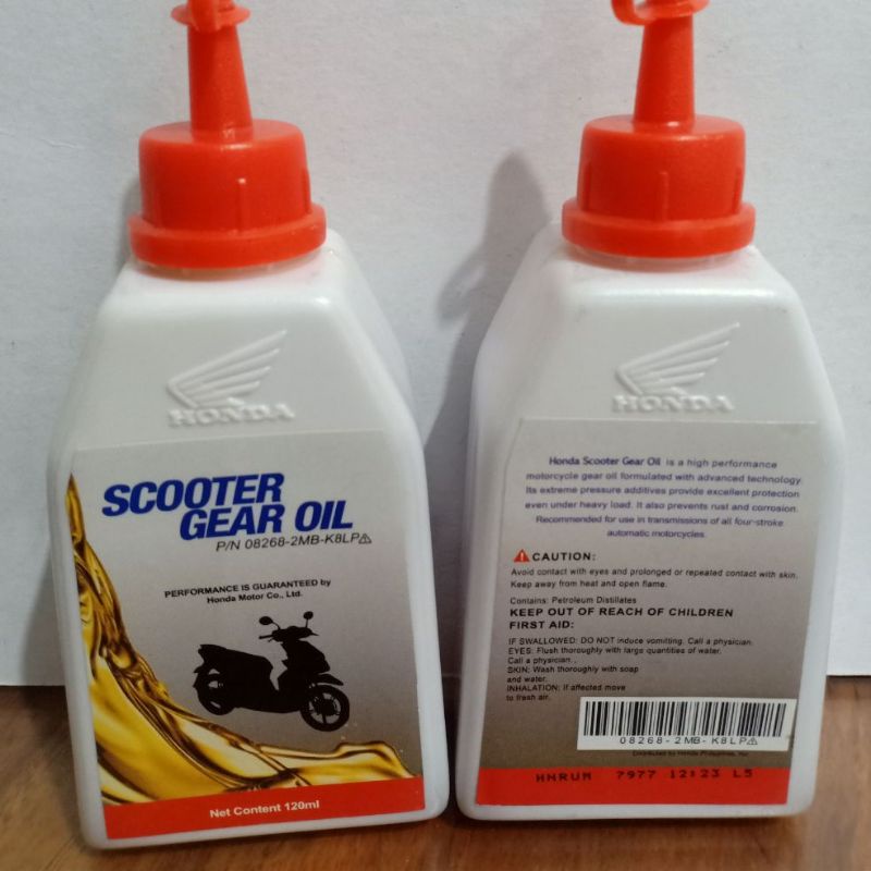 HONDA GEAR OIL ORIGINAL 120ml | Shopee Philippines