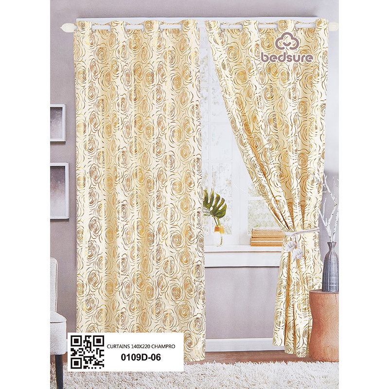 Bedsure Curtains Window Curtain Kurtina 140x220CM Door Curtain Home