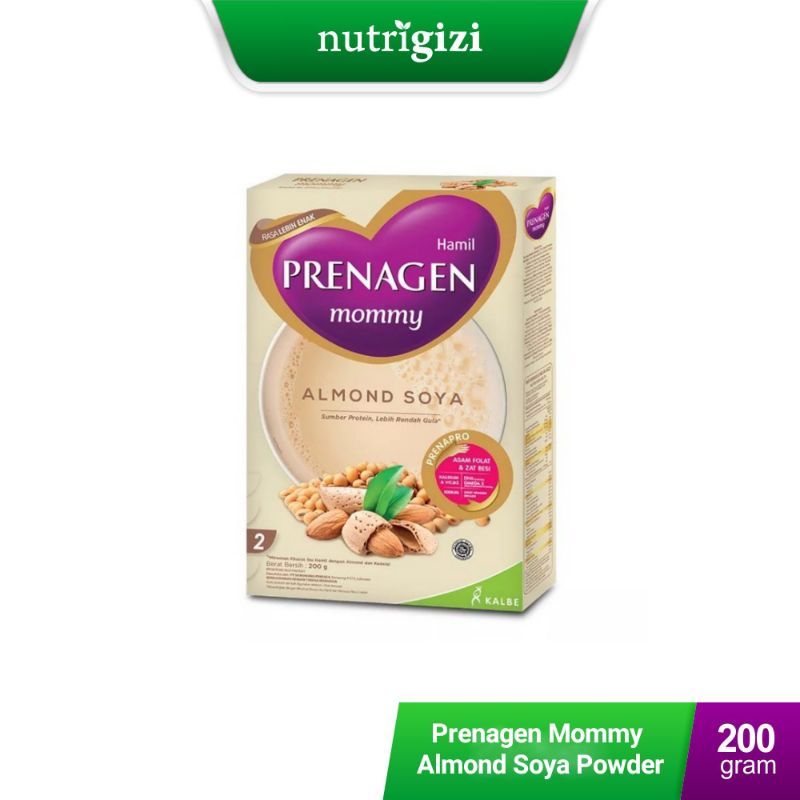 Nutrigizi Prenagen Mommy Almond Soya Powder 200 g Healthy Milk For