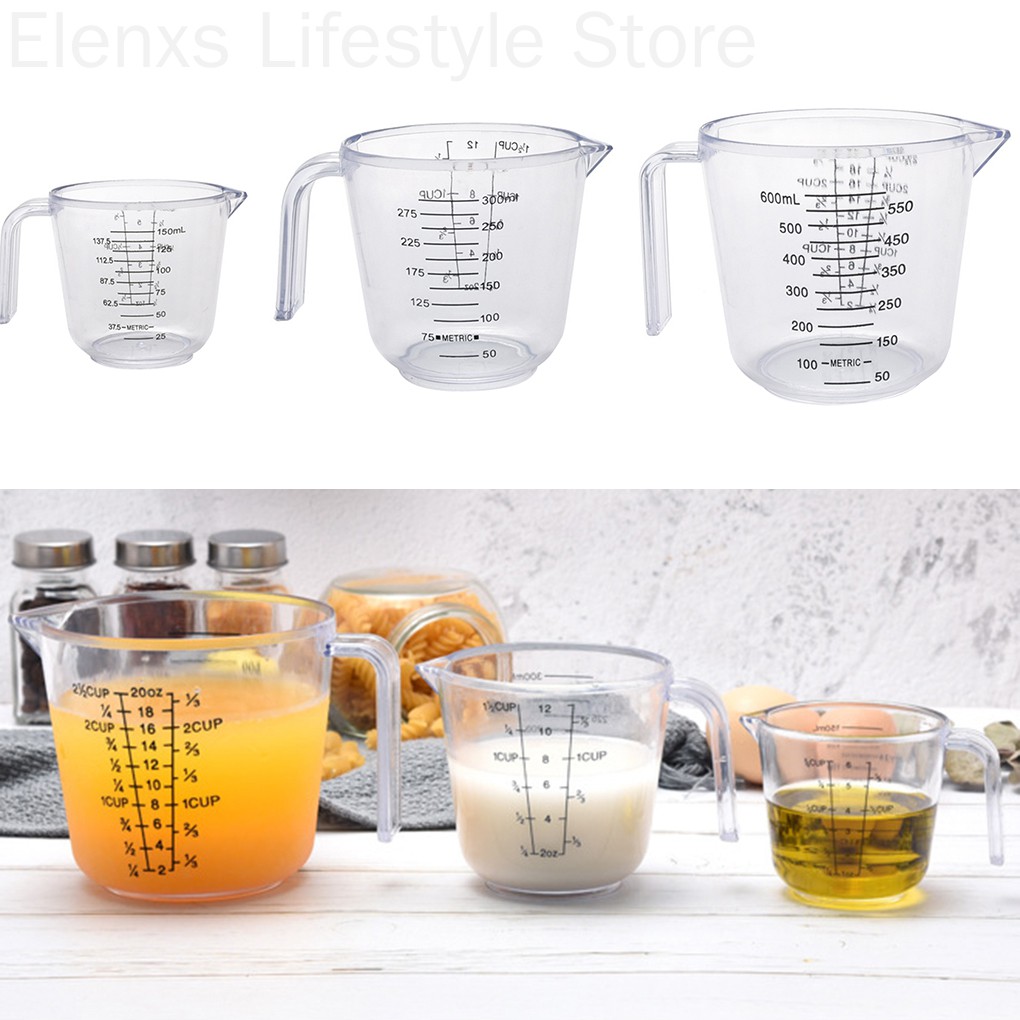 Plastic Measuring Cups Multi Measurement Baking Cooking Tool