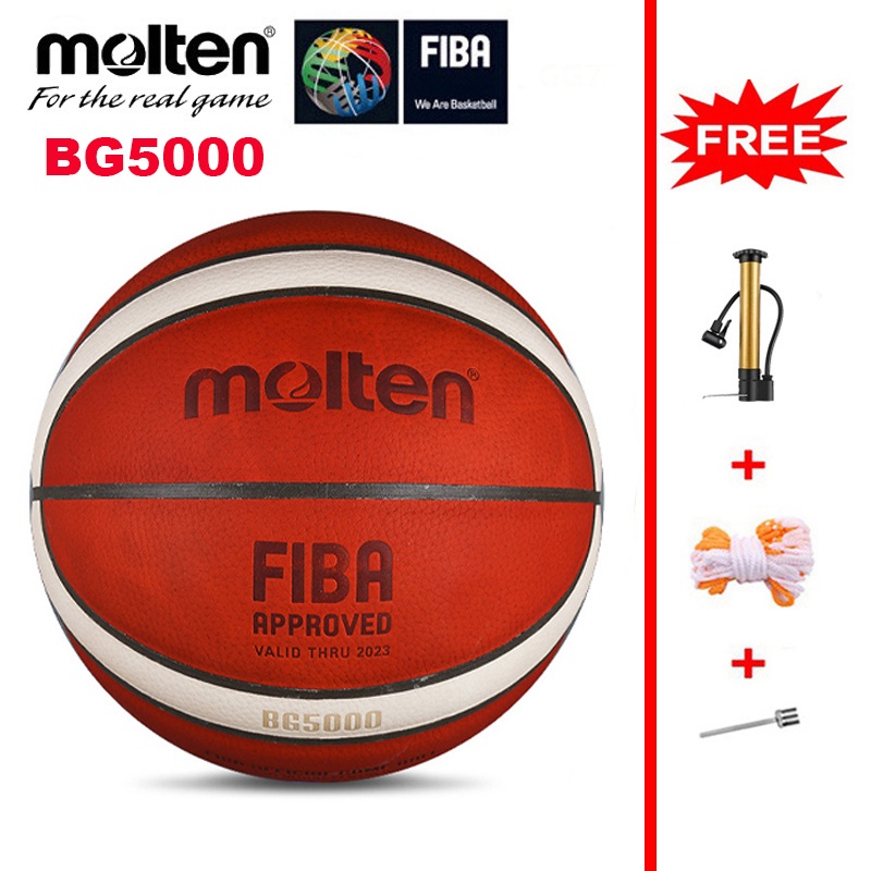 MOLTEN BG5000 & BG4500 FIBA Approved Composite Leather Basketball Ball ...