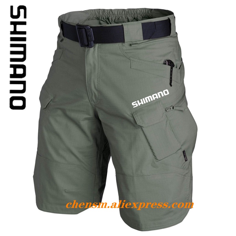 Shimano Summer Fishing Short Outdoor Waterproof Tactical Men Plus