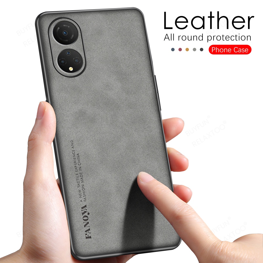 Case For Huawei Honor X7 6.74inch Luxury Yangbuck Leather Silicone ...