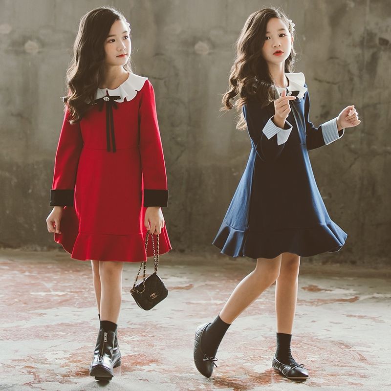 Korean Ala Dress (Red 110) | Shopee Philippines