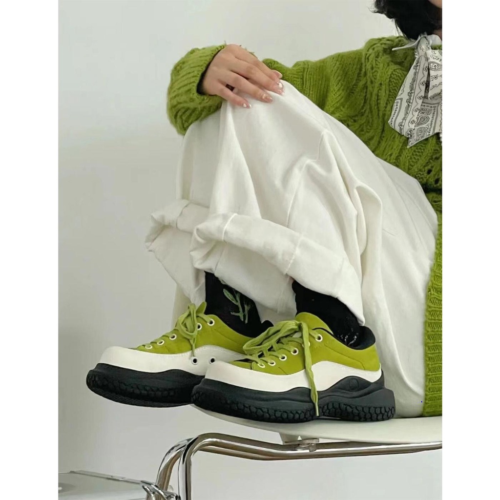 Mori Girl Retro Green Sneakers Women Spring 2022 New Style ins Trendy ...