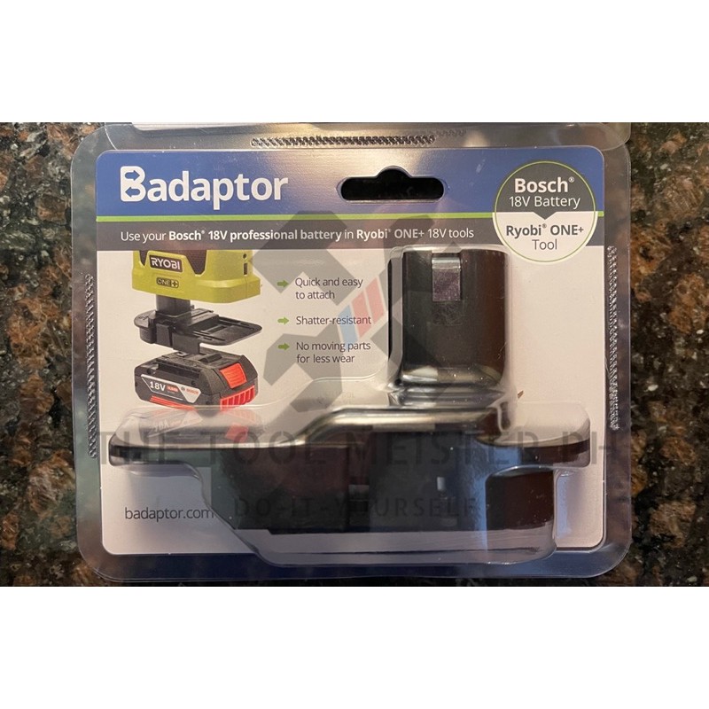 Bosch to Ryobi 18V Battery Adapter – Badaptor