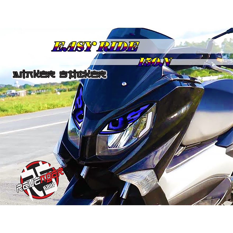 EasyRide 150n Winker Decal Sticker Headlight Design Toothless Design ...