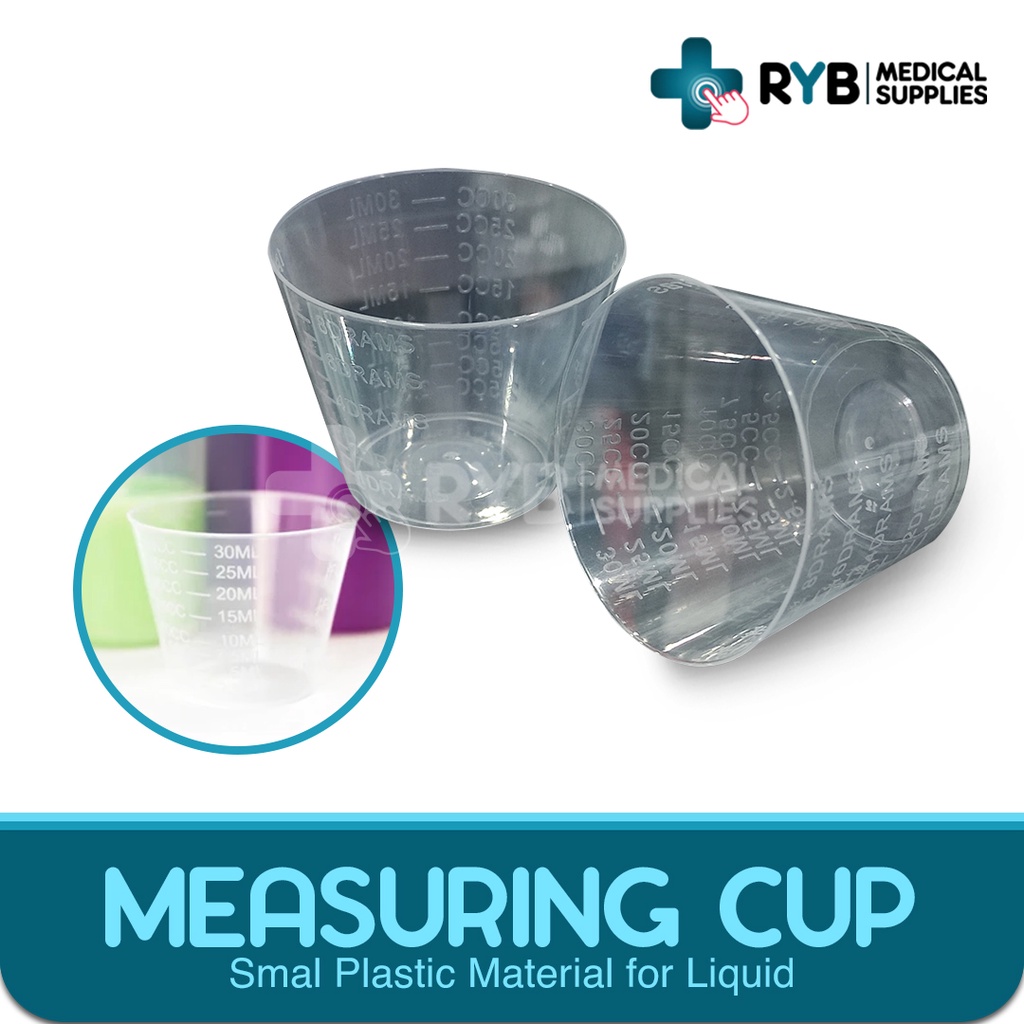 Medicine Cup / Measuring Cup 30mL Plastic (PER PIECE CHECKOUT) | Shopee ...