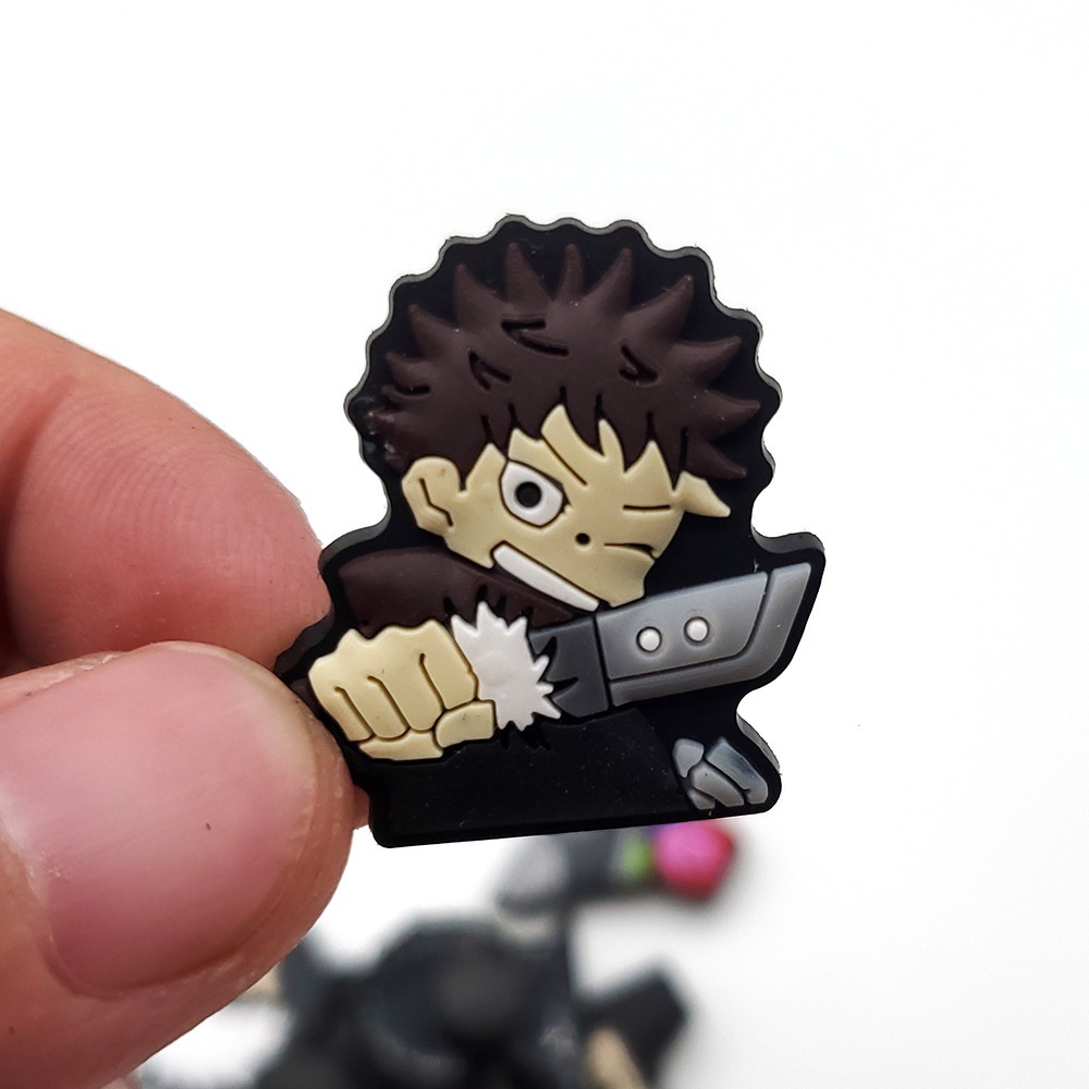 Cartoon Anime Jibbitz for Kids Megumi Croc Jibbits Charm Jujutsu Kaisen ...