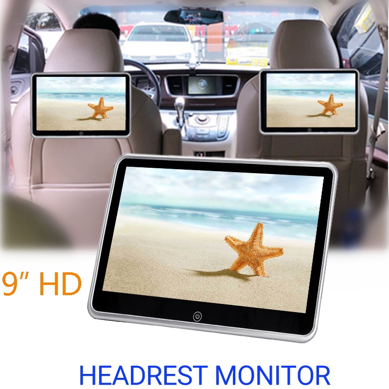 10.1 inch Car Headrest Monitor Auto Multimedia MP4 MP5 Video Player TFT ...