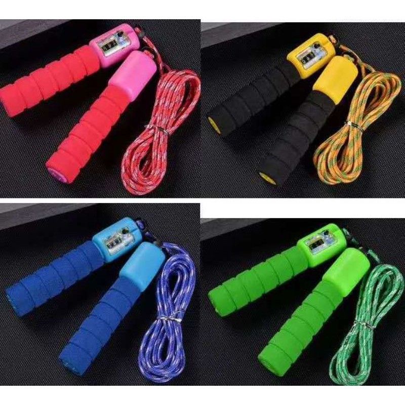 Jump Ropes with Counter Sports Fitness Adjustable Fast Speed Counting ...