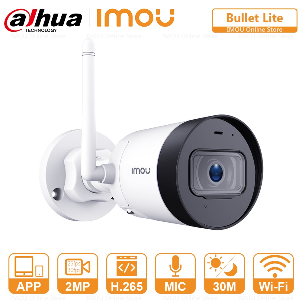 Dahua Bullet WIFI Ip Camera Outdoor Built-in Microphone Alarm ...