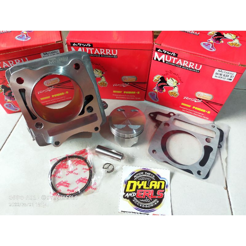 Mutarru Cylinder Block 68mm for Raider 150 | Shopee Philippines