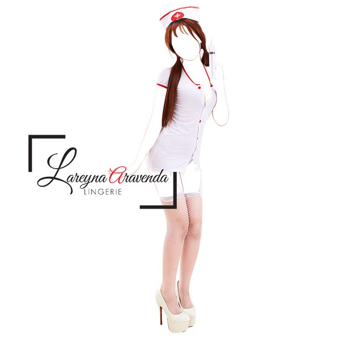 Sexy Lingerie Sets & Hats & G Strings Sexy Nurse Cosplay Models ...