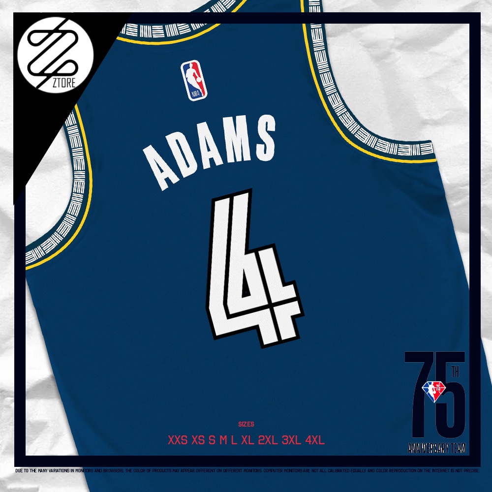NANZAN City Edition NBA Memphis Grizzlies Steven Adams Jersey 2022