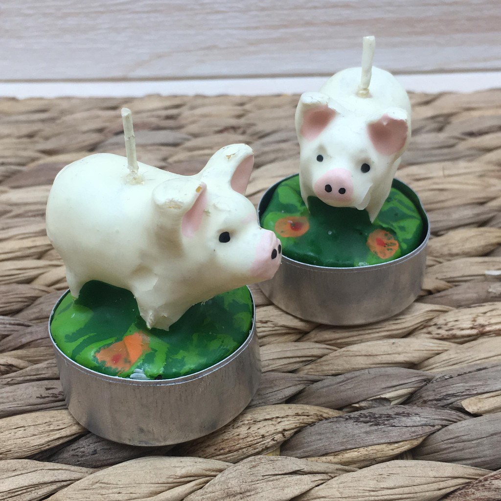 6pcs Decorative Altar Birthday Cake Candle Tea light with Design ...