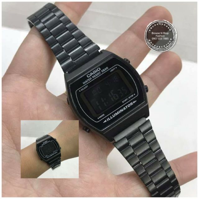 Casio Vintage Classic B640 Triple Black | Shopee Philippines