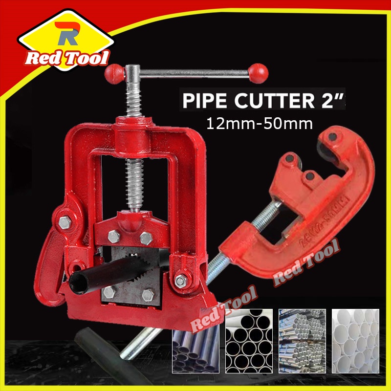 Pipe Vise, Table Rotating Bench Vice Tool Drill Clamp(2in)/Pipe Cutter
