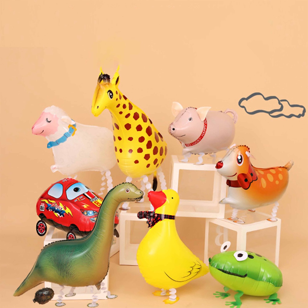 Walking Animal Balloons Dinosaur Balloons Kids Birthday Party Balloons ...