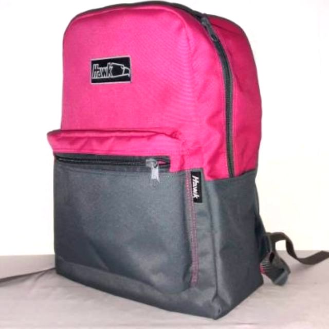 Hawk bag pink store and gray