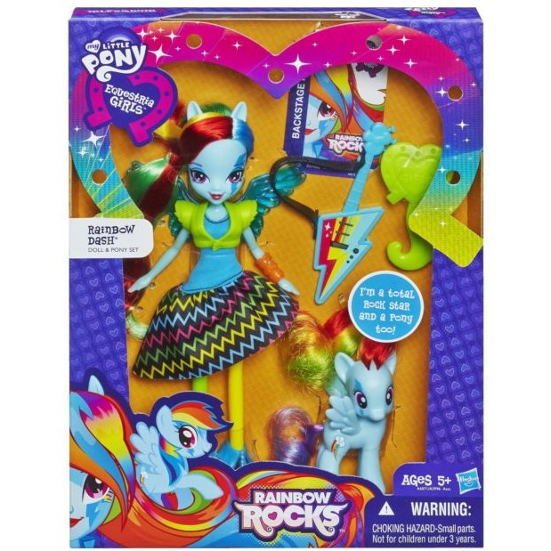 My Little Pony Equestria Girls Rainbow Dash Doll and Pony Set –  demo-kimmyshop