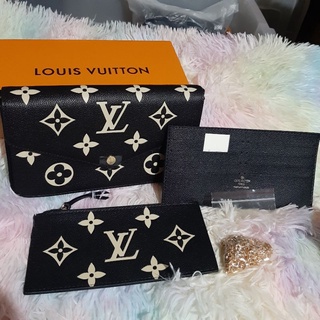 Louis Vuitton Felicie Pochette Bicolor Monogram Empreinte Giant