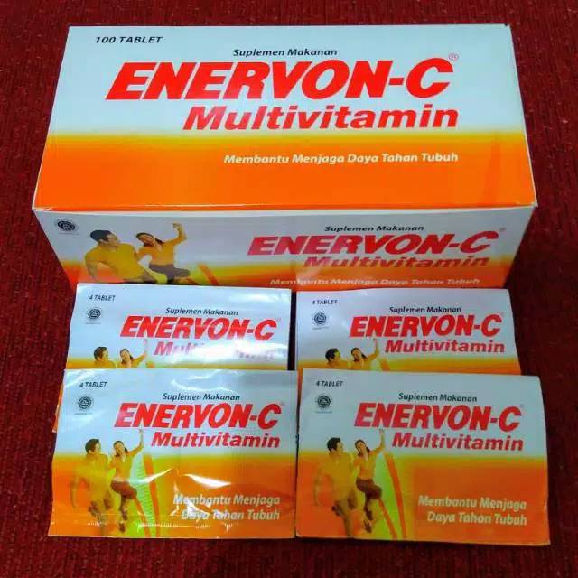 Enervon C MULTIVITAMIN ACTIVE tablet PER BOX Contents 25 strip (1