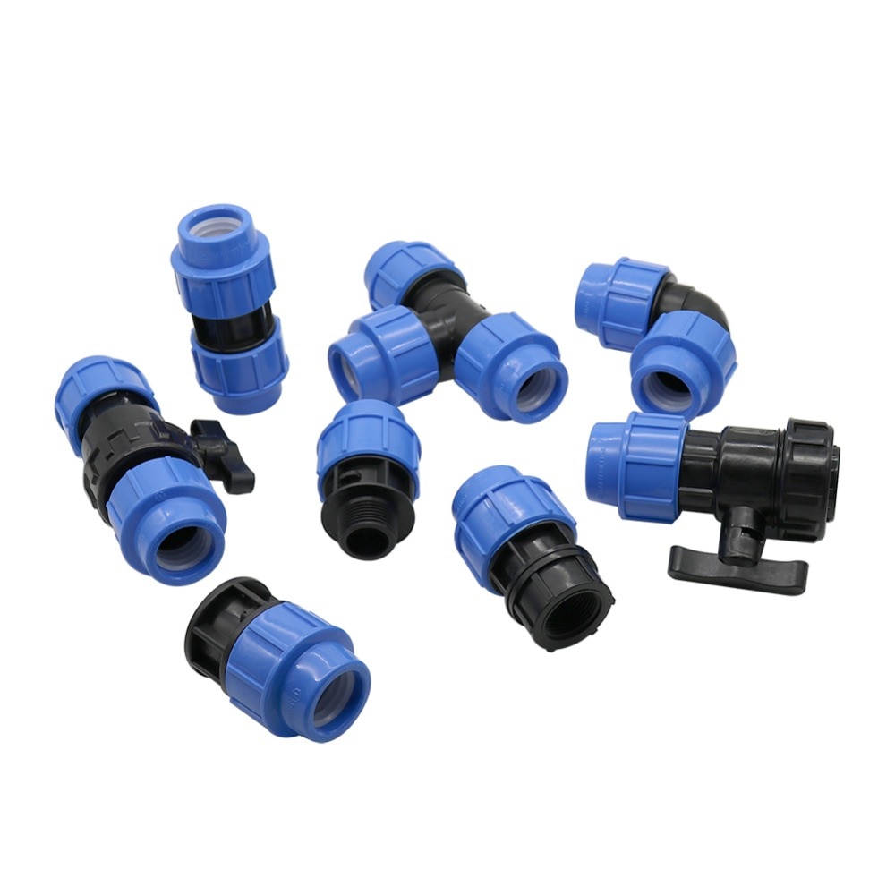 Outter Diameter 32mm Pipe Connector Straight Tee Elbow Connectors Valve