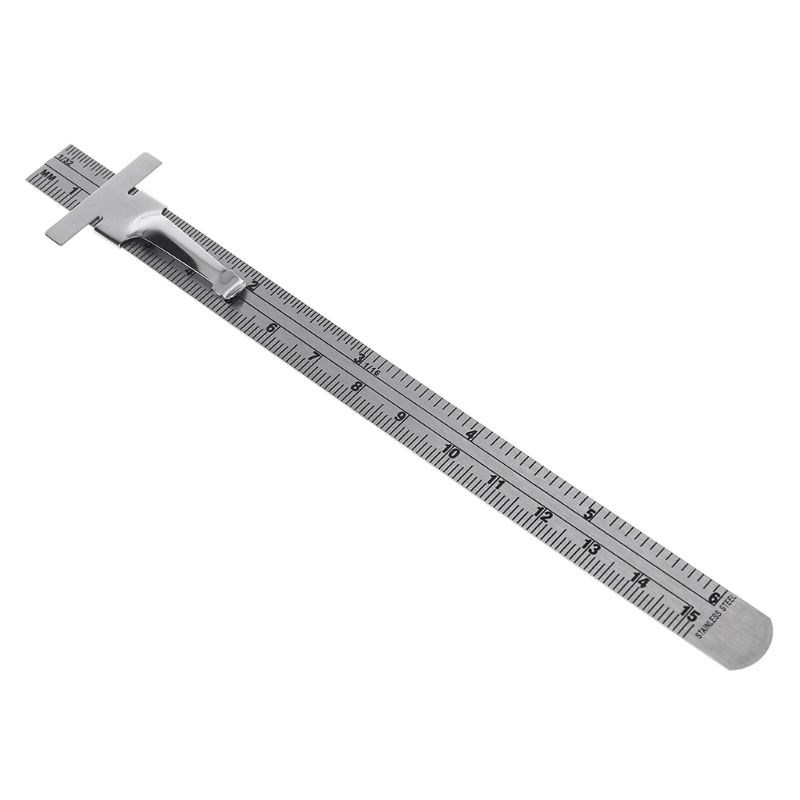 Skyxu 6 Stainless Steel Pocket Rule Home Improvement Tool Metric ...