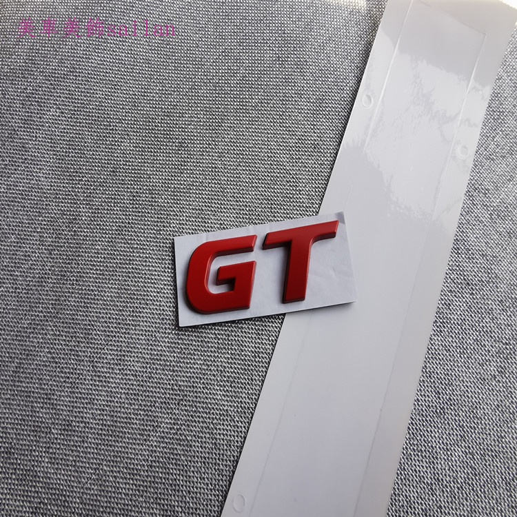 Car GT Label Metal Modified High Performance High Version GT Label ...