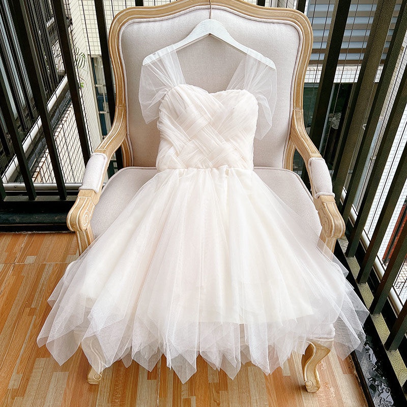 Girls' pompous gauze princess skirt