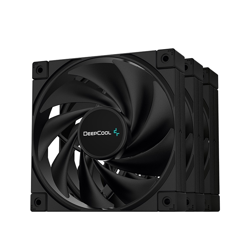 Deepcool FK120 Black PC Computer CPU Cooler 120mm Case Fan Single / 3