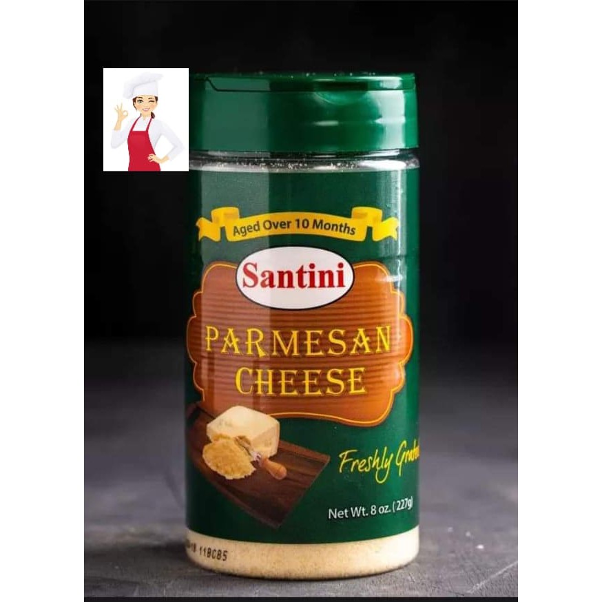 100 Parmesan Cheese 227g (Santini) National Distributor/Fast Delivery