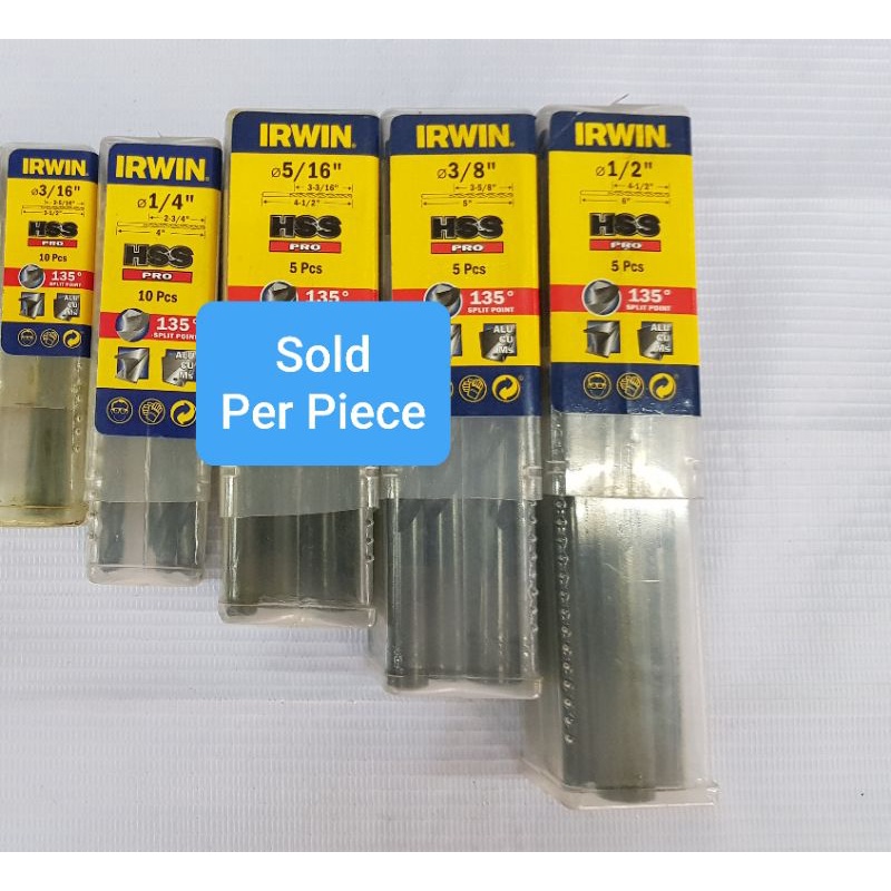 Irwin HSS Drill Bit for Steel Metal 1 2