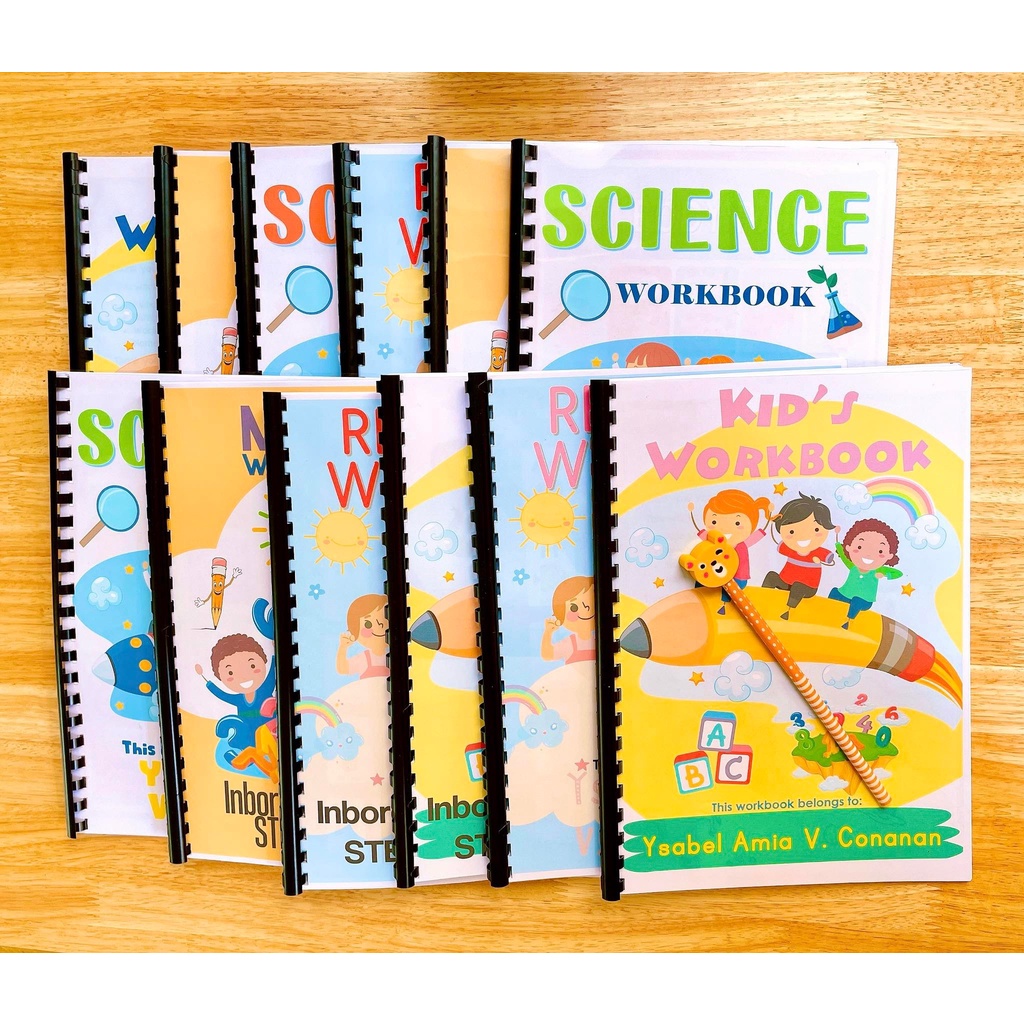 Math Workbook for Kids with Ringbind and Free Pencil | Shopee Philippines