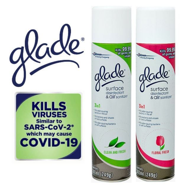 Glade Surface Disinfectant & Air Sanitizer 249g Shopee Philippines
