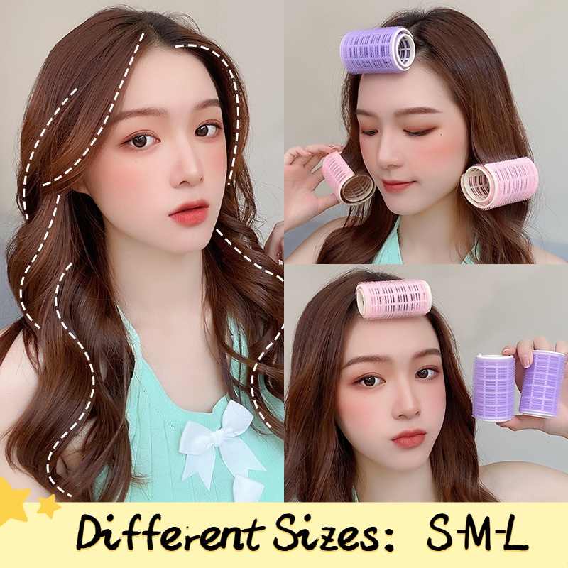 Fixable Air Tube Plastic Curling Iron Selfadhesive Magic Hair Curling