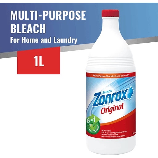 Zonrox Bleach Original (1 Liter) | Shopee Philippines