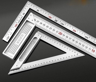 Mitsushi 300mm Aluminum Alloy L-Square Angle Ruler Multi