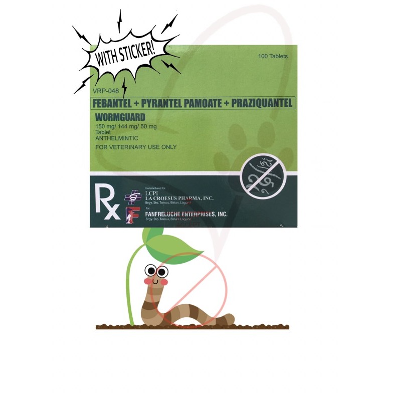 [1 TAB] Wormguard Dewormer for Dogs and Puppies 150mg | Shopee Philippines