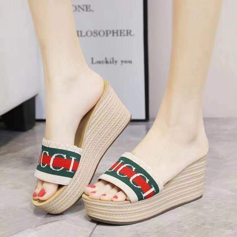 Gucci wedge clearance heels