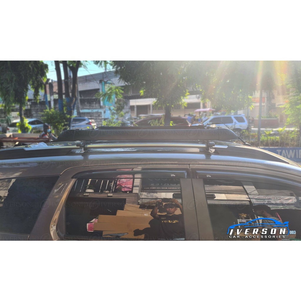 Chevrolet Spin 38x50 Black Roof Rack Luggage Carrier with Clip Type ...