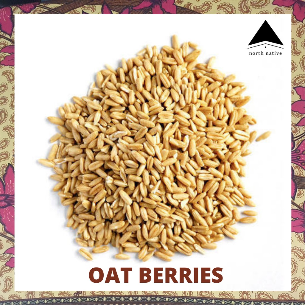 Oat Berries / Groats 1kg, Organic, NONGMO, Gluten Free and Whole for