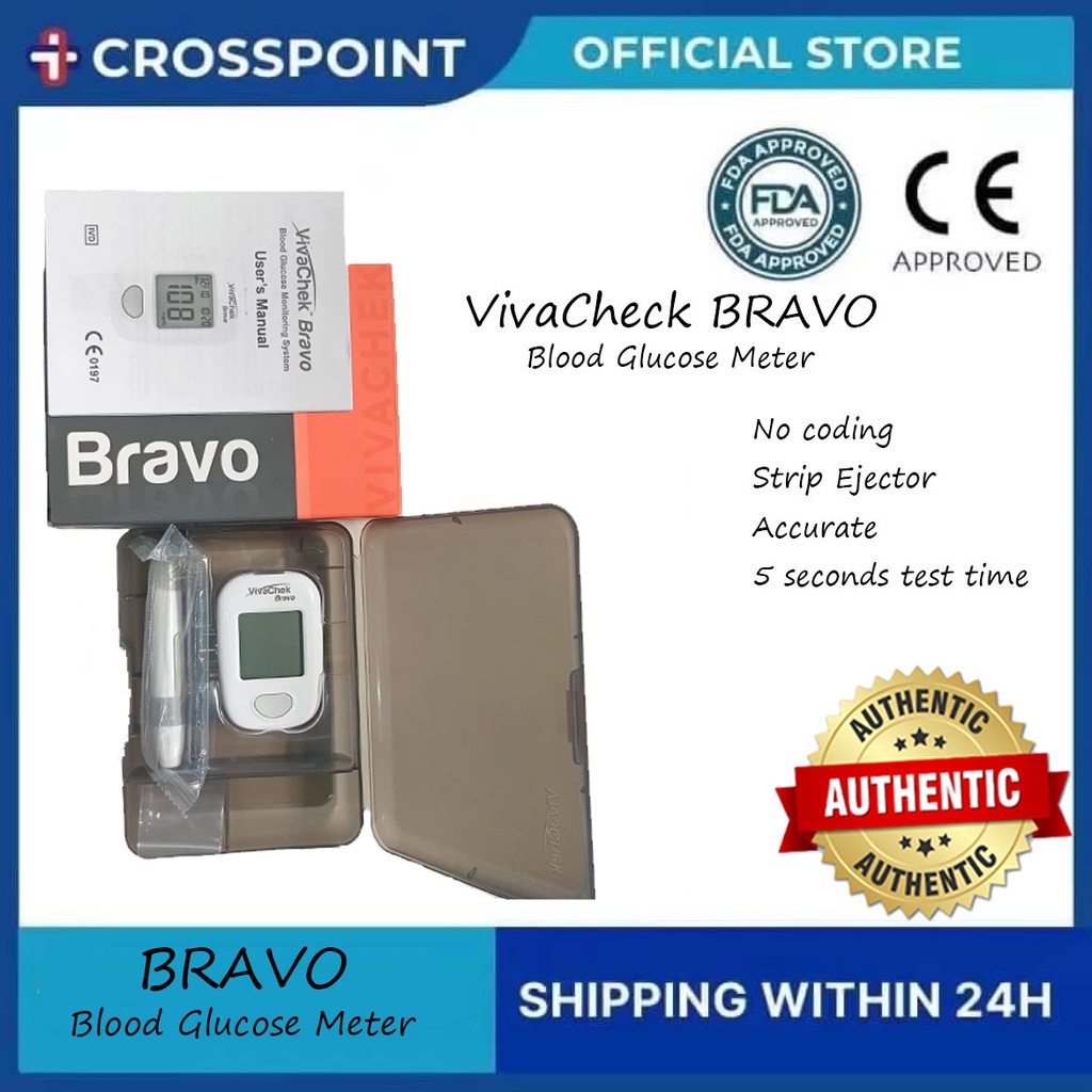 Crosspoint Bravo Blood Glucose meter monitor | Shopee Philippines