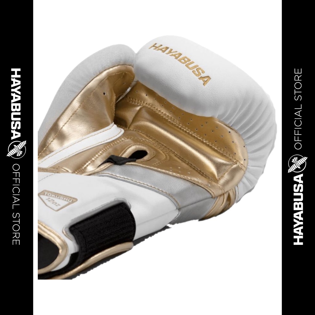 HAYABUSA T3 Boxing gloves White Gold
