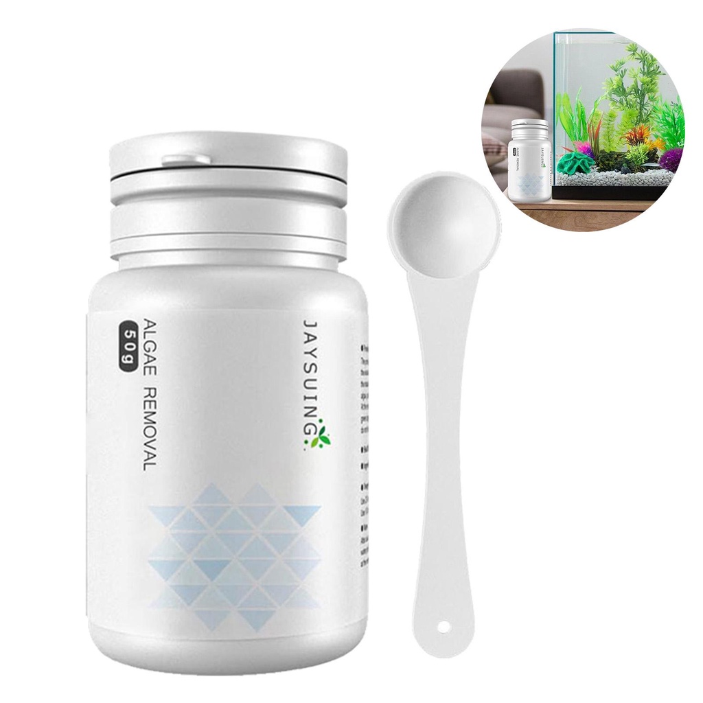 50g Algae Remover for Ponds Algae Removal Agent with Spoon Water